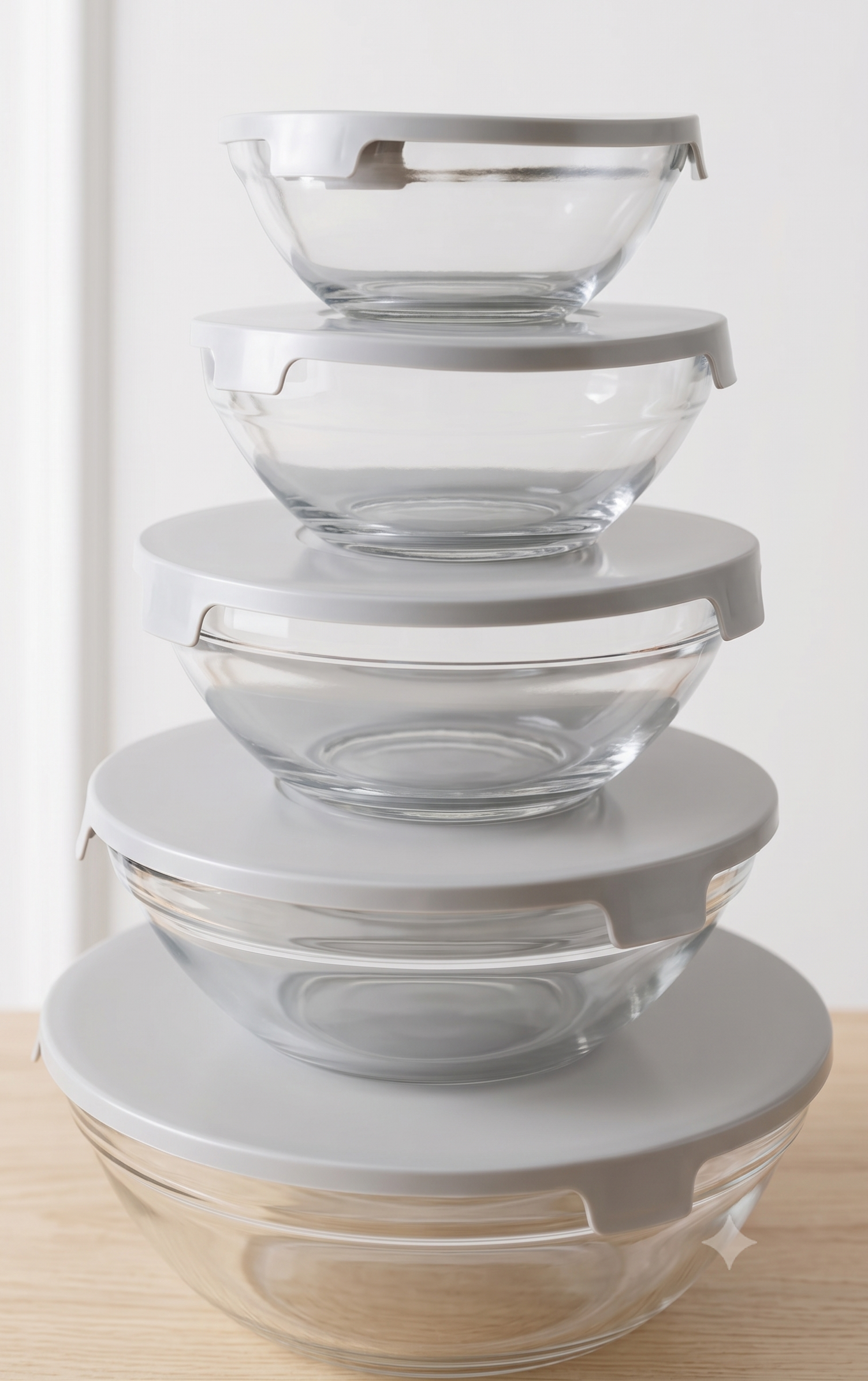Ideal Home USB 100ml Multi-function Chopper + Free 5-Bowl Set with Lids