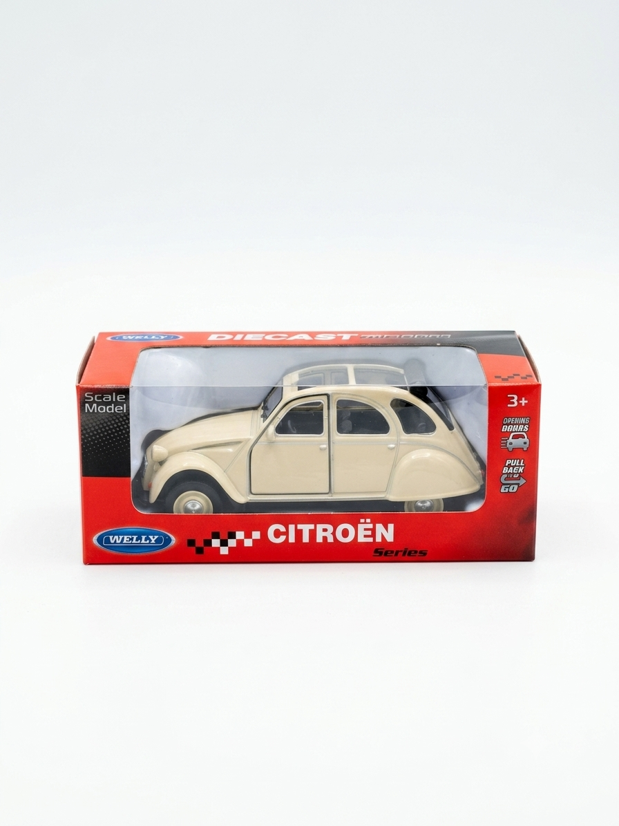 Welly Citroën 2CV – Miniature Diecast Scale Model 1:34