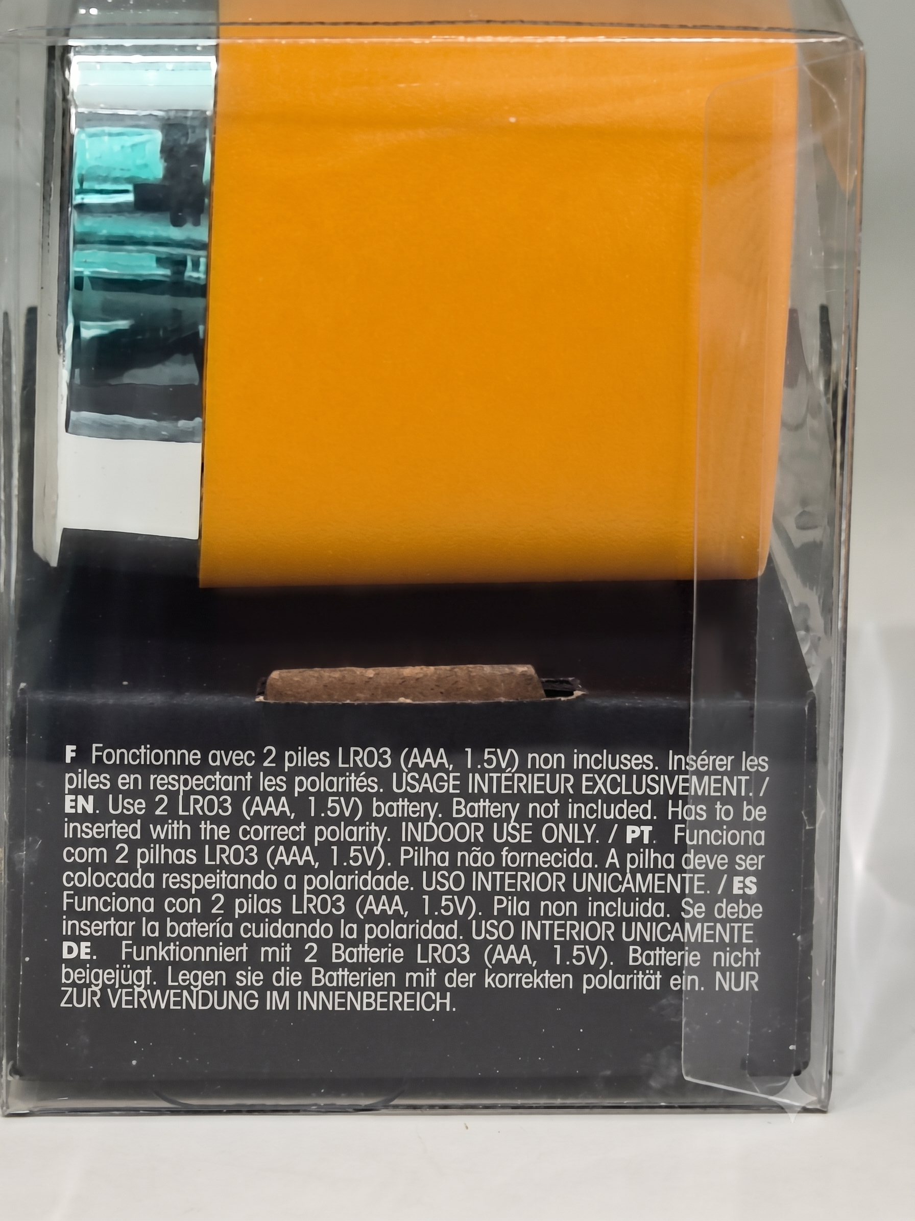 Réveil Digital Atmosphera Jaune – Soft Touch + Montre Offerte