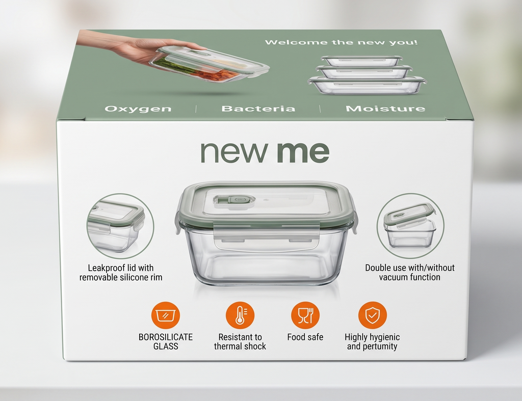 Mini Hachoir Électrique Bistro Chef 150W – Précis et Rapide + Boite de Conservation New Me Offerte