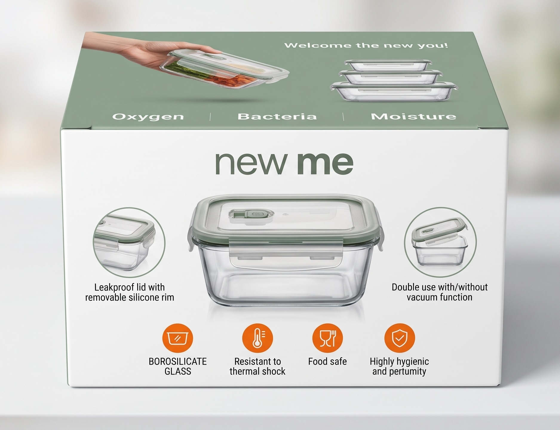 Mini Hachoir Électrique Bistro Chef 150W – Précis et Rapide + Boite de Conservation New Me Offerte