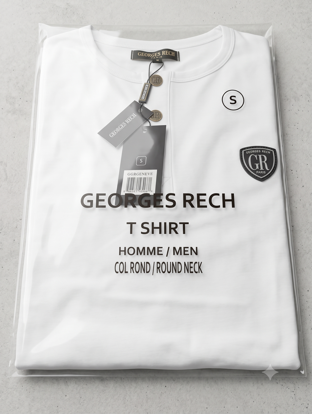 T-shirt Georges Rech Paris – Col Rond Homme