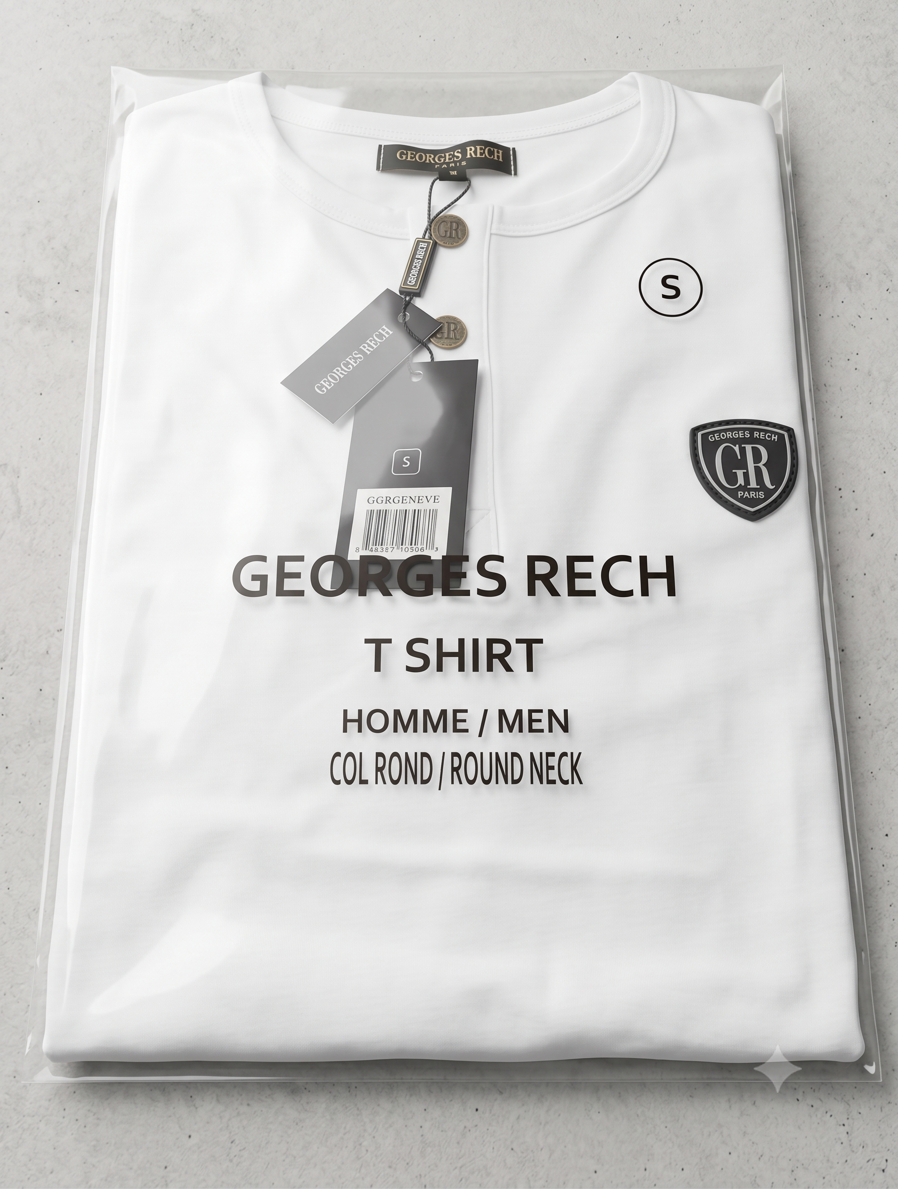 T-shirt Georges Rech Paris – Col Rond Homme