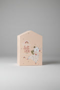 Boîte à Souvenirs Bébé Maison Bohème – 6 Tiroirs Cadeau Naissance Style Bohème Chic