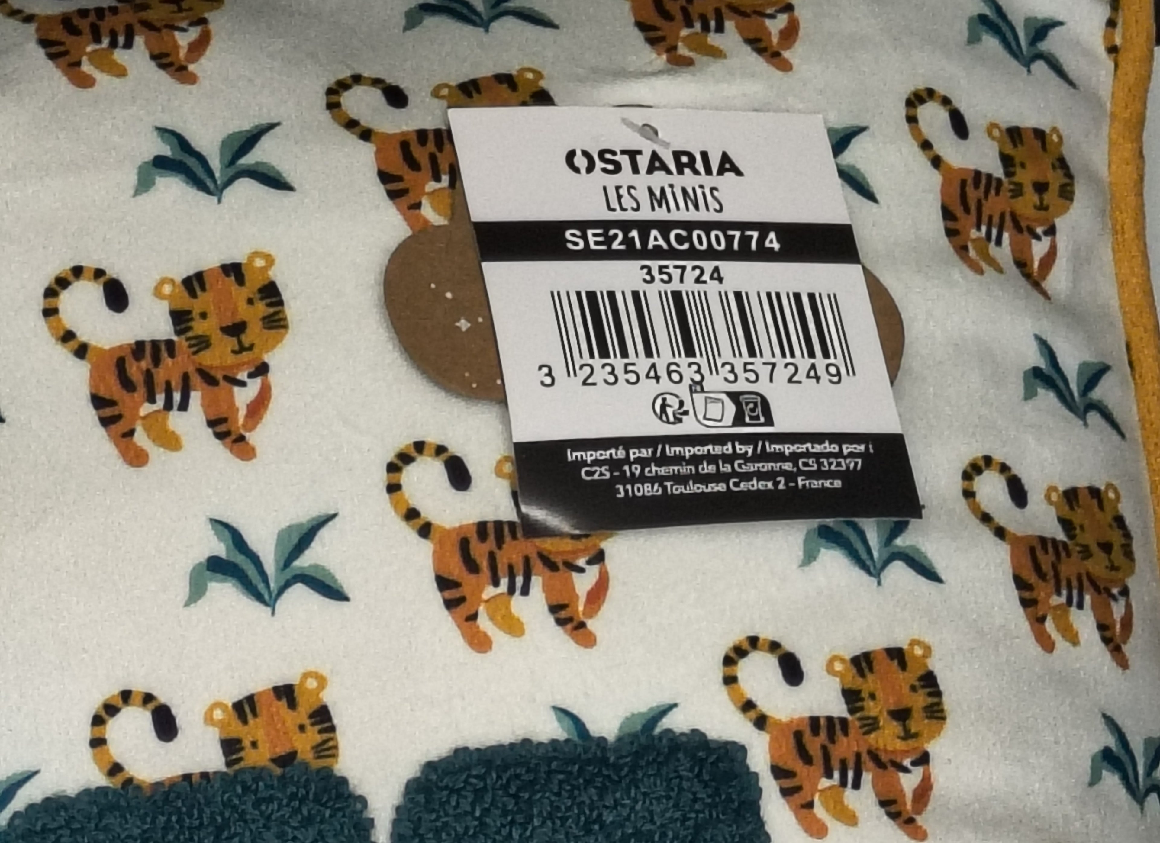 Coussin GRRR Tigres – Ostaria Les Minis Déco Chambre Enfant