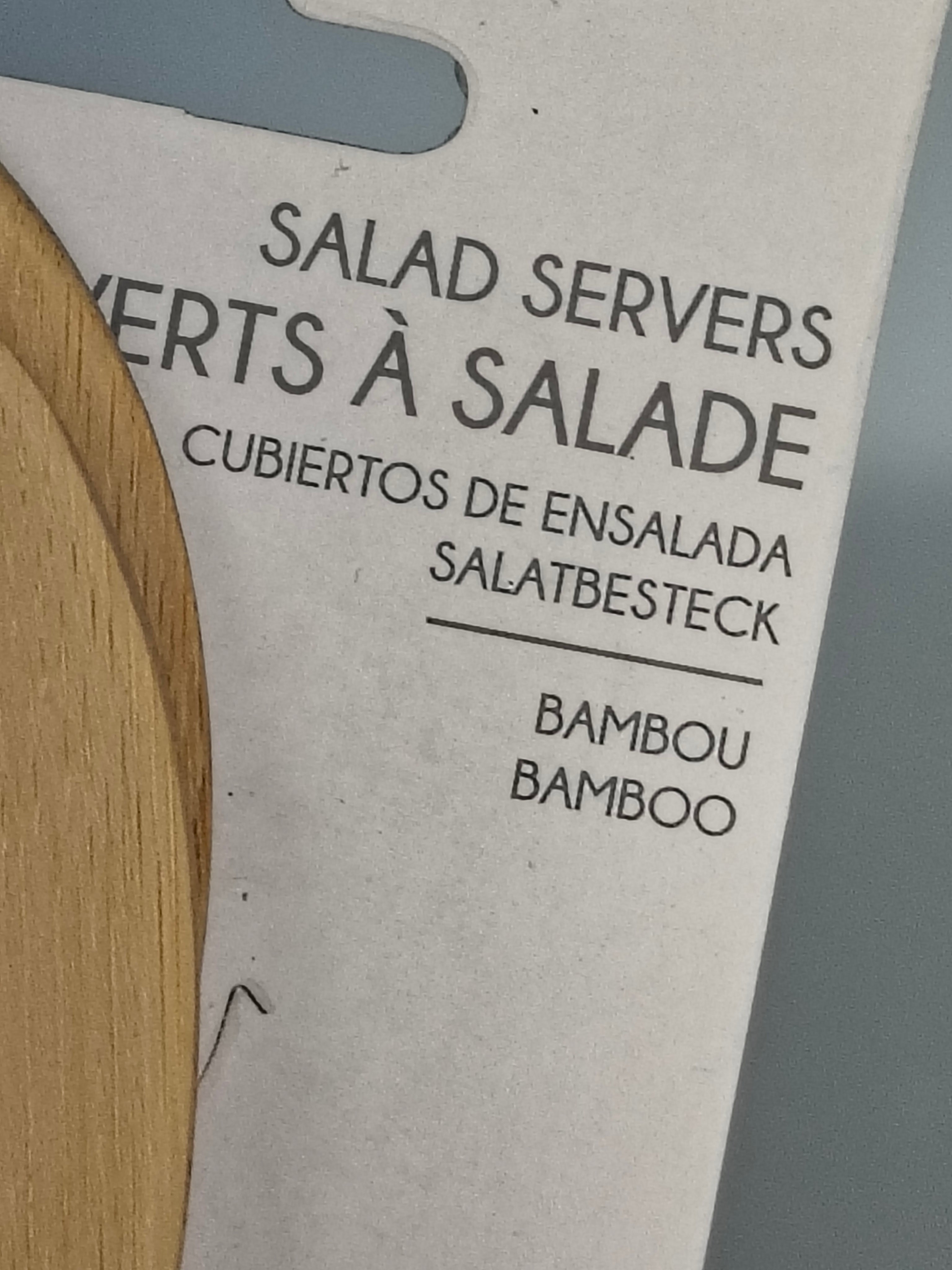 Couverts à Salade Bambou – Home Deco Factory French Design Motif Aztèque