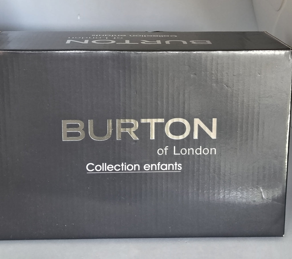 Sneaker Burton of London Enfant – Velcro & Lacets Mesh Noir Collection Enfants