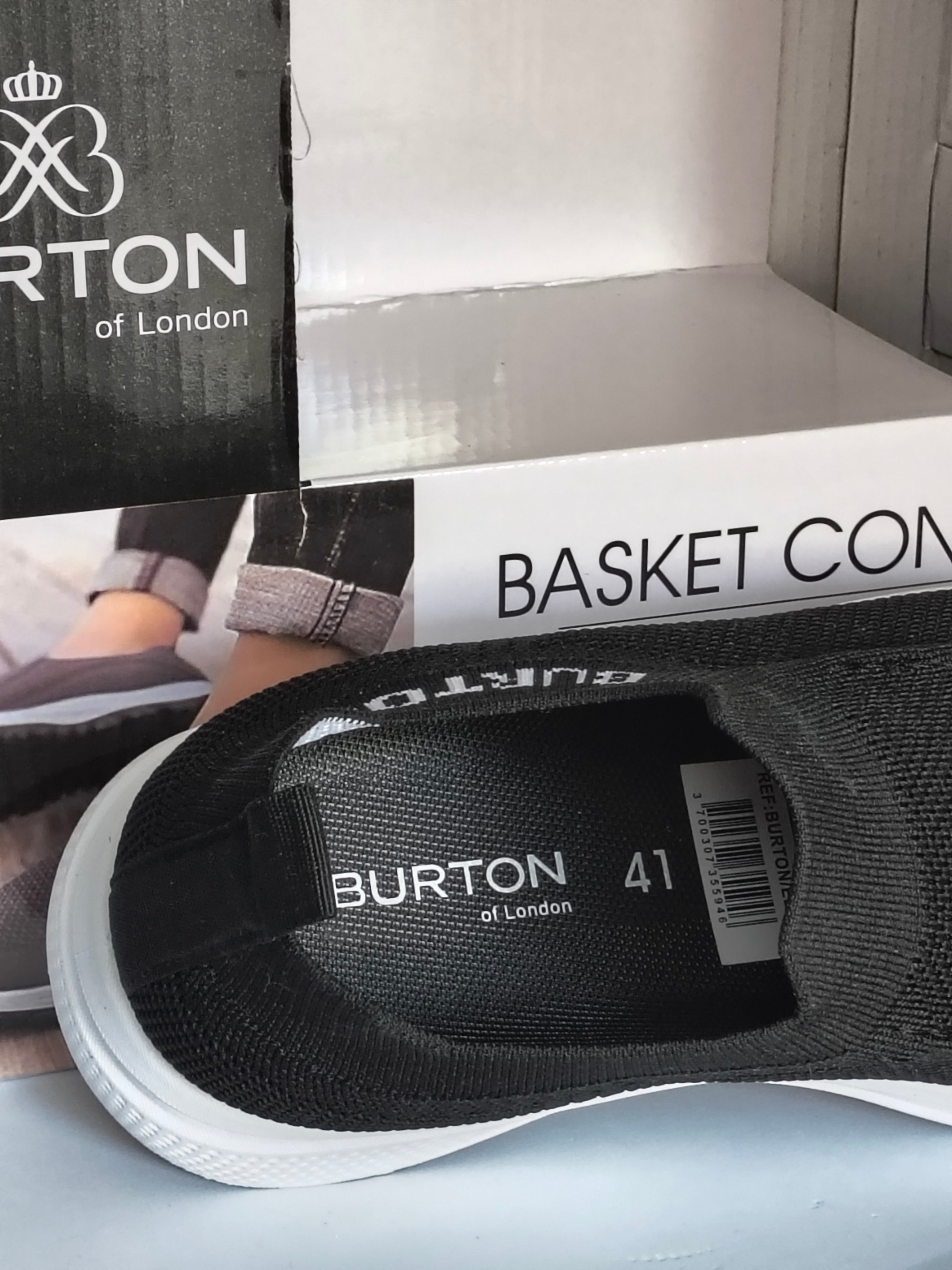 Basket Confort Homme Burton of London – Semelle Souple & Légère