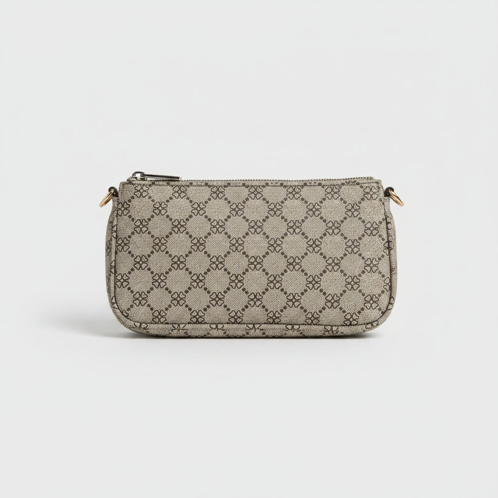 Torrente Pochette Femme – Tissu Jacquard Motif Floral avec Bandoulière