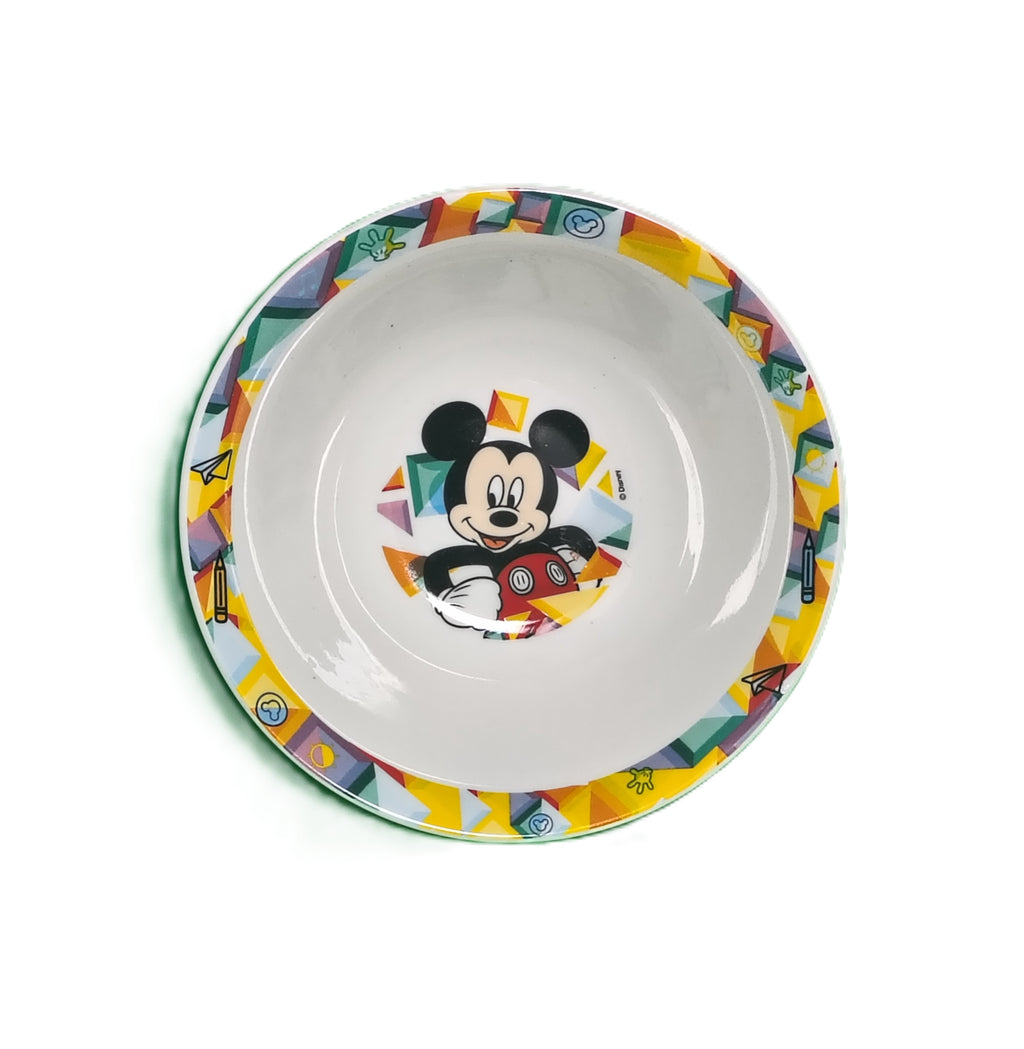 Set Vaisselle Mickey Mouse 3 Pièces – Assiette Bol Tasse Enfant Disney Officiel