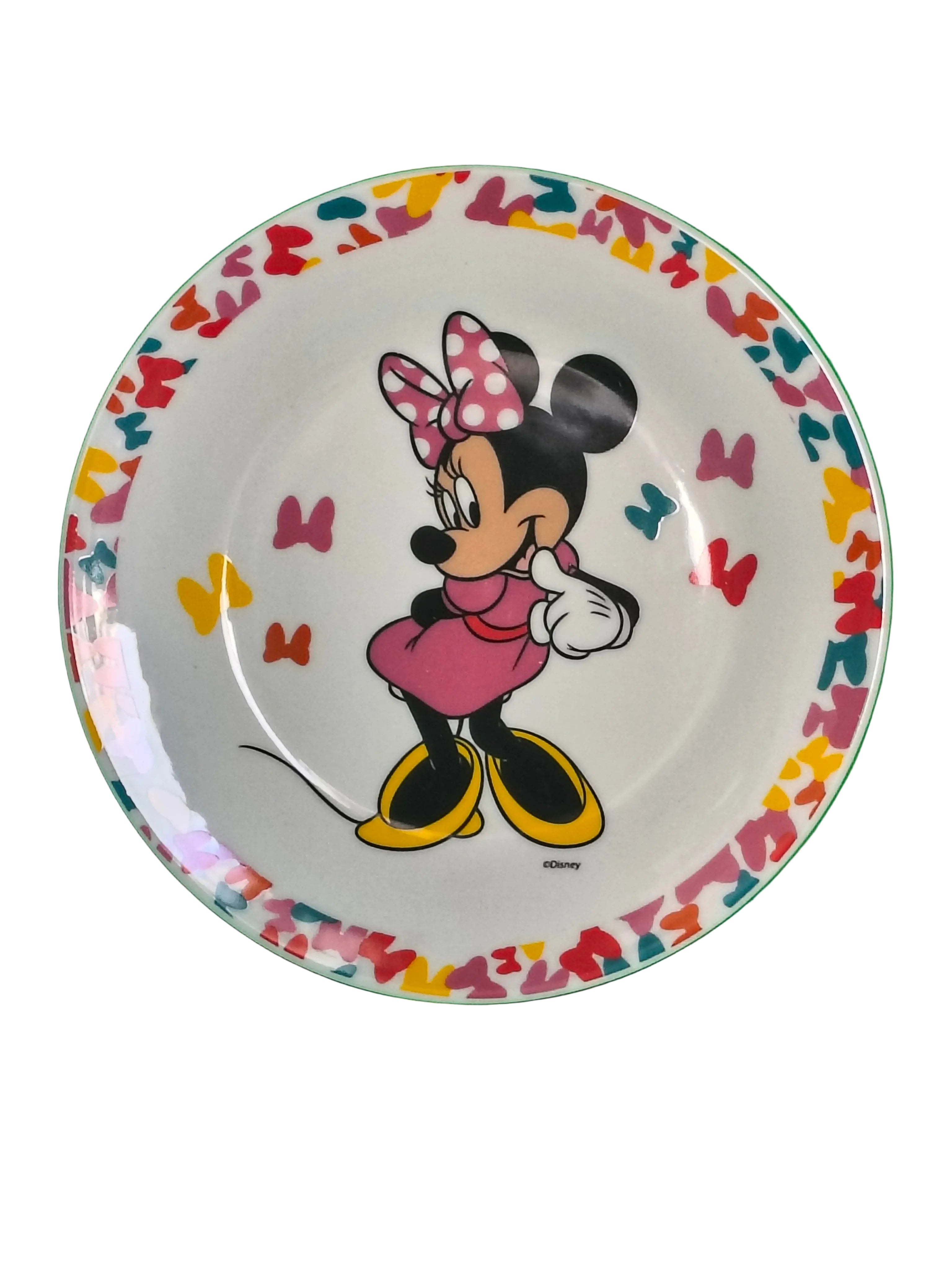 Set Vaisselle Minnie Mouse 3 Pièces – Assiette Bol Tasse Enfant Disney Officiel