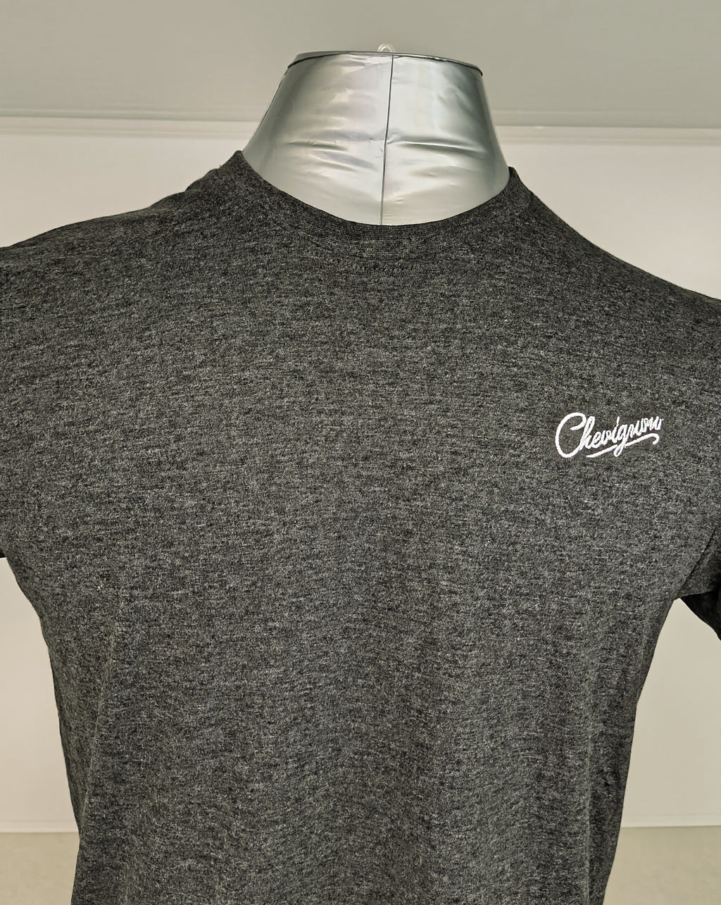 T-shirt Chevignon Col Rond Gris Chiné
