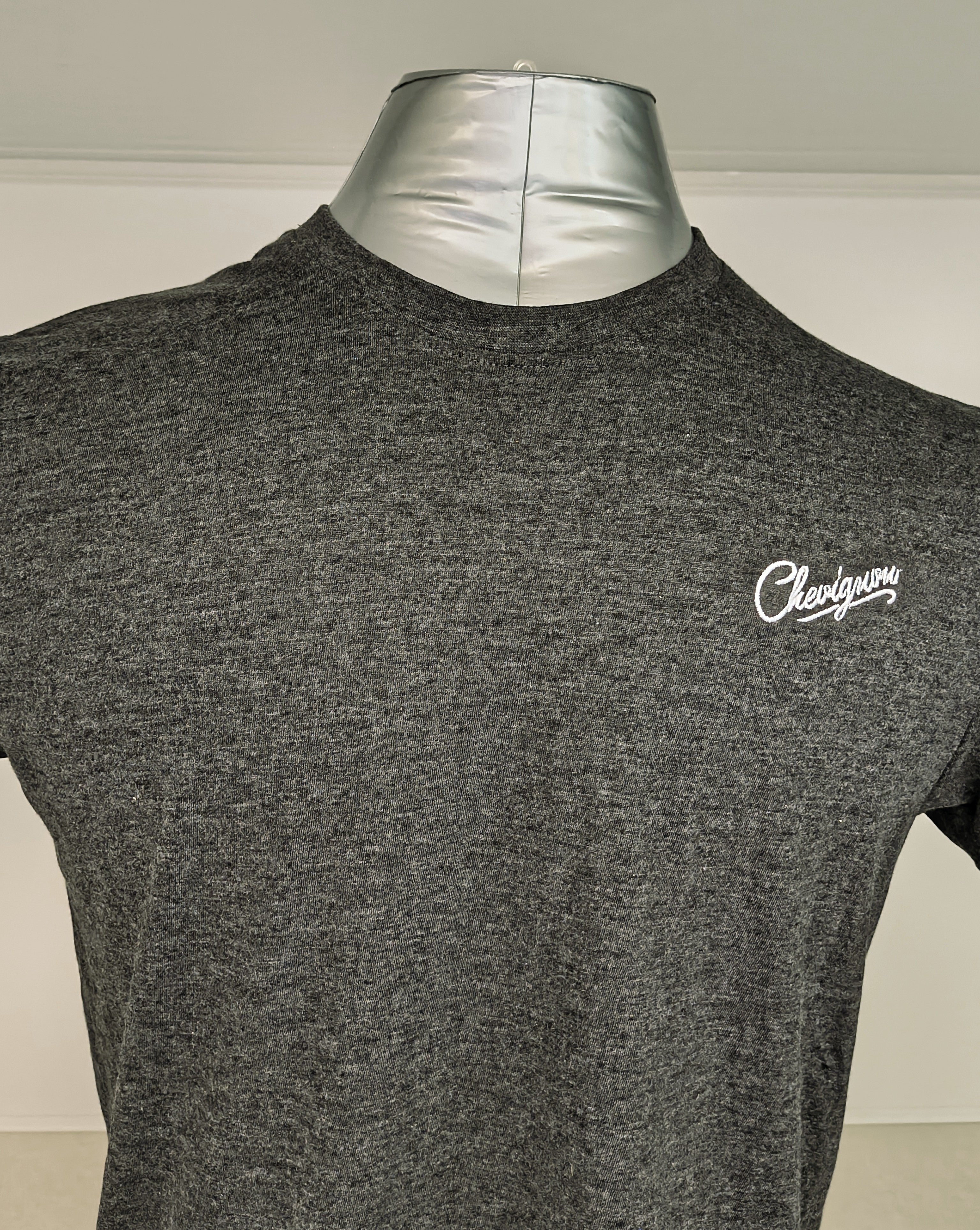 T-shirt Chevignon Col Rond Gris Chiné