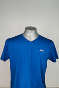 T-shirt Lee Cooper Col V Bleu Roi