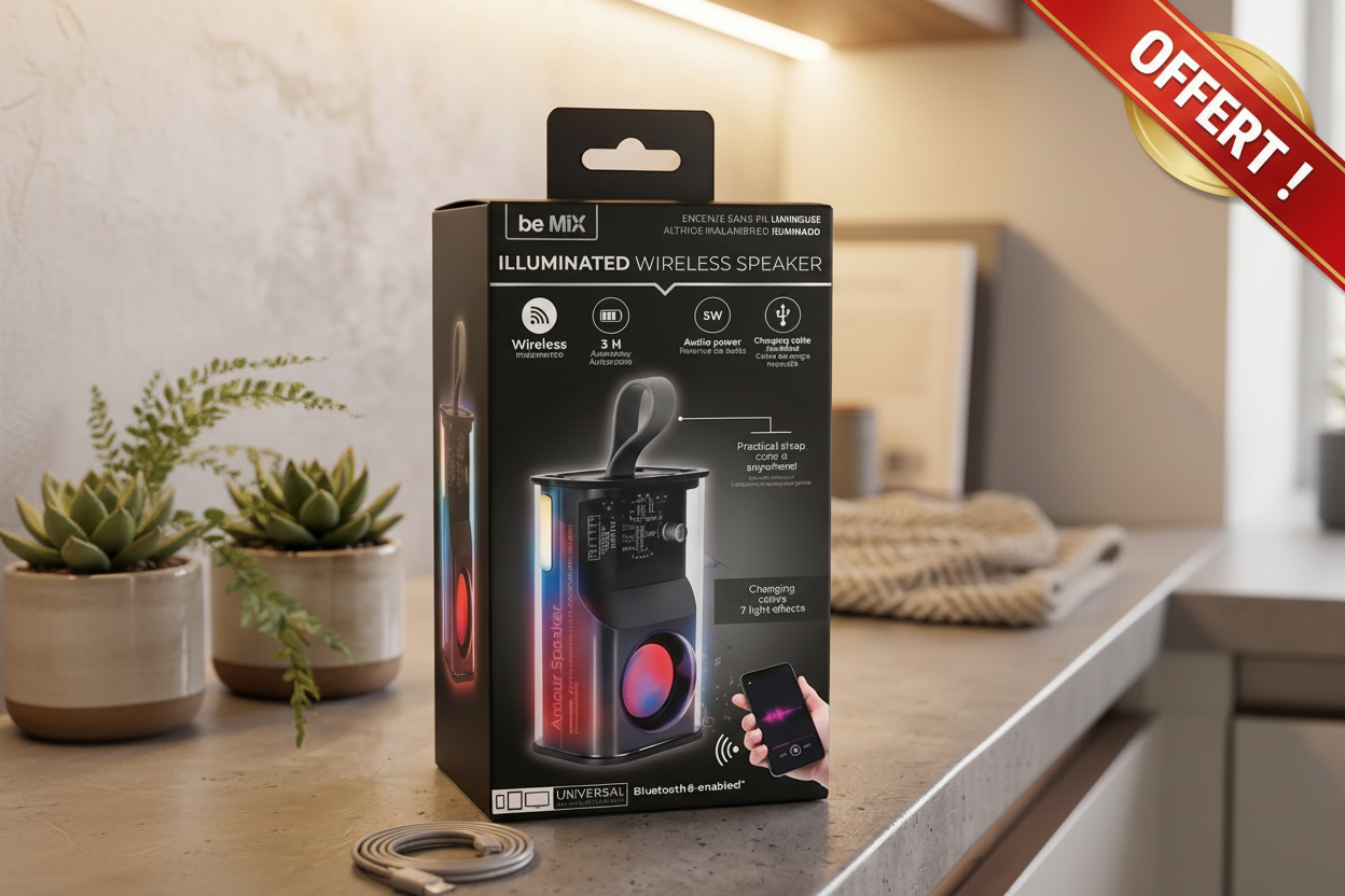Enceinte be MiX avec badge OFFERT