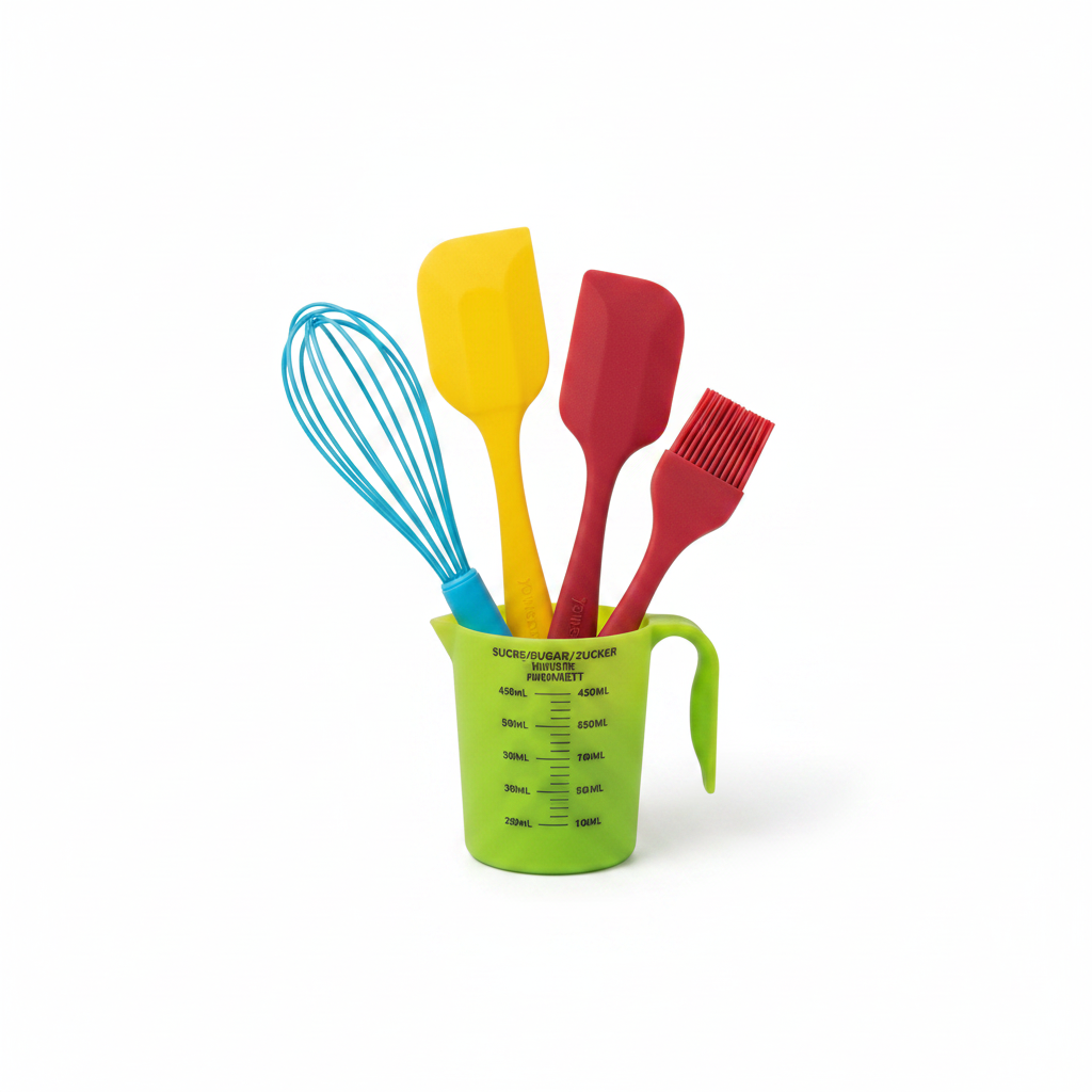Set pâtisserie silicone 4 pièces Yonas France fond blanc